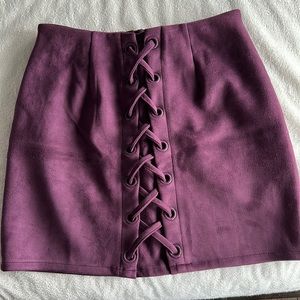 Purple skirt